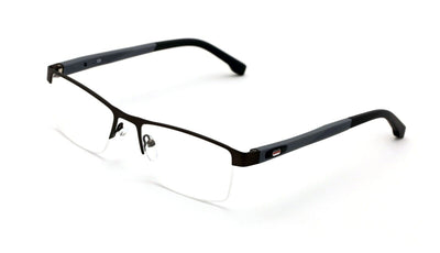 Men Rectangular Non-prescription Glasses Frame Clear Lens Rx'able Eyeglasses TR9