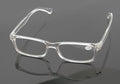 2 Pairs Clear Frame Rectangular Reading Glasses - No Logo Simple Readers - Vision World
