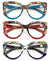 3 Pairs Women Large Bold Oversized Floral Reading Glasses Vintage Readers DR05 - Vision World