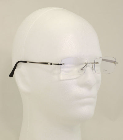 3 Pairs Men Metal Rimless Diamond Cut Anti Blue Blocker UV Reading Glasses Clear