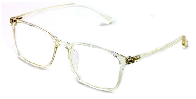 Lightweight Crystal TR90 Rectangle Eye Glasses Clear Lens Rx'able or Fashion Use - Vision World