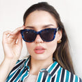 2 Pairs Women Bifocal Round Oversized Reading Sunglasses - Bold Reader Glasses