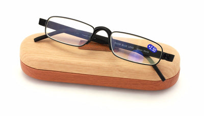 Lightweight Half Rim Computer Reading Glasses - Anti-Blue AR Coating