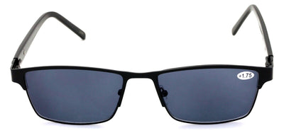 Men Sunglasses Reading Glasses - Metal Extra Large Reader - 152mm NOT BIFOCAL