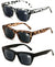 3 Pairs Women Reading Sunglasses - Bold Leopard - Full Lens Readers Outdoor