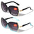 2 Pairs Women Bifocal Oversized Reading Sunglasses Rhinestones - UV400 Glasses