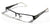 Men Rectangular Half Rimless Metal Reader Reading Glasses Sophisticate look 1230 - Vision World