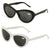 2 Pairs Women Bifocal Reading Sunglasses Reader Glasses Cateye Vintage Jackie o. - Vision World
