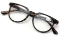 Classic Round Reading Glasses P3 Keyhole - Marble Fashion Readers - Unisex Clear