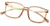 Lightweight Crystal TR90 Square Glasses Frame Clear Lens Rx'able or Fashion Use - Vision World