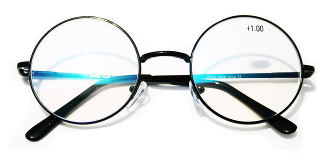 Medium Round Reading Glasses With Anti Reflective Coating Unisex Reader