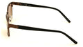 Men Large Wide Polarized Sunglasses Metal Frame TR90 Temple 152MM Brown Gradient