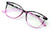 Women Fashion Reading Glasses - Stylish 2 Tone Clear Lens Reader - Vision World