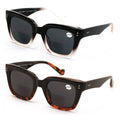 2 Pairs Women BIFOCAL Sunglasses Bold Oversized Fashion Outdoor UV Protection Re - Vision World
