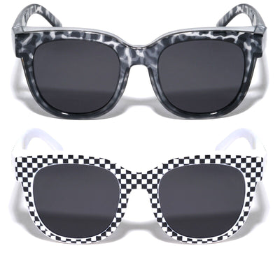 2 Pairs Women Round Polarized Fit Over Fitover Sunglasses Anti-Glare UV