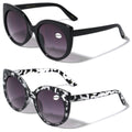 2 Pairs Women Bifocal Reading Sunglasses Reader Glasses Large Round Cateye Sexy