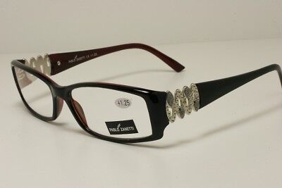 BLACK MAROON +1.75 Pablo Z Designer Reading Glasses 177 - Vision World