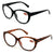 2 Pairs Round Retro Women Reading glasses - Rx Magnified Readers Cateye Vintage - Vision World