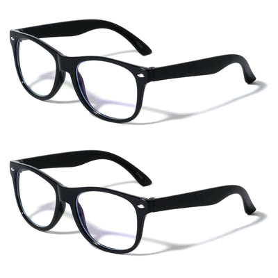 2 Pairs Kids Blue Light Blocking Glasses, Anti Eyestrain & UV Protection, Comput - Vision World