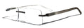 3 Pairs Men Women Rimless Lightweight Reading Glasses with Case - Spring Hinge - Vision World