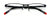 Men Half Rimless Rectangle Reading Glasses - Lightweight TR90 Optical Readers - Vision World