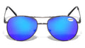 Metal Tear Drop Reading Sunglasses - Mirror Bifocal - Outdoor Reader UV400