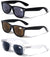 3 Pairs Classic 80's Reading Sunglasses - Tinted Reader - Not Bifocal - Unisex