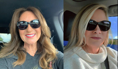 2 Pairs Women Outdoor Reading Sunglasses Reader Glasses - NOT BIFOCALS