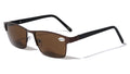 BIFOCAL Men Sunglasses Reading Glasses - Metal Extra Large Reader - 152mm Wide