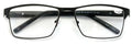 Men Reading Glasses - Metal with Plastic Temple Extra Large Reader - 152mm Wide - Vision World