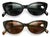 2 Pairs Women's Bifocals Reading Sunglasses Reader Glasses Outdoor Cateye retro - Vision World