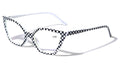 Women Cateye Anti Blue Light UV Blocker Reading Glasses - Clear Lens Reader