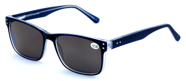 Large Men Premium Rectangular Reading SunGlasses Optical Frame Reader Glasses - Vision World