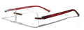 3 Pairs Men Women Rimless Lightweight Reading Glasses with Case - Spring Hinge - Vision World