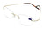 Lightweight Slim Rimless Wire Reader - Flexible Reading Glasses Anti-Reflective - Vision World