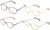 4 Pairs bulk Men Rectangle Reading Glasses With Anti-reflective AR coating. - Vision World