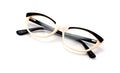 Women Cateye Slim Fashion Acetate Non-prescription Eyeglasses Frame Clear Lens - Vision World