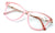 Women Vintage Fashion Oval Reader - Metal Gold Temple Reading Glasses