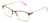 Women's Half Rim Optical Frame Reading Glasses Rhinestones - Clear Eyeglasses - Vision World