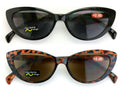 2 Pairs Women Cateye Black Tortoise Reading Sunglasses - Outdoor Cat Eye Readers - Vision World