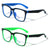 2 Pairs Kids Blue Light Blocking Glasses, Anti Eyestrain - Computer Ages 4 to 11 - Vision World